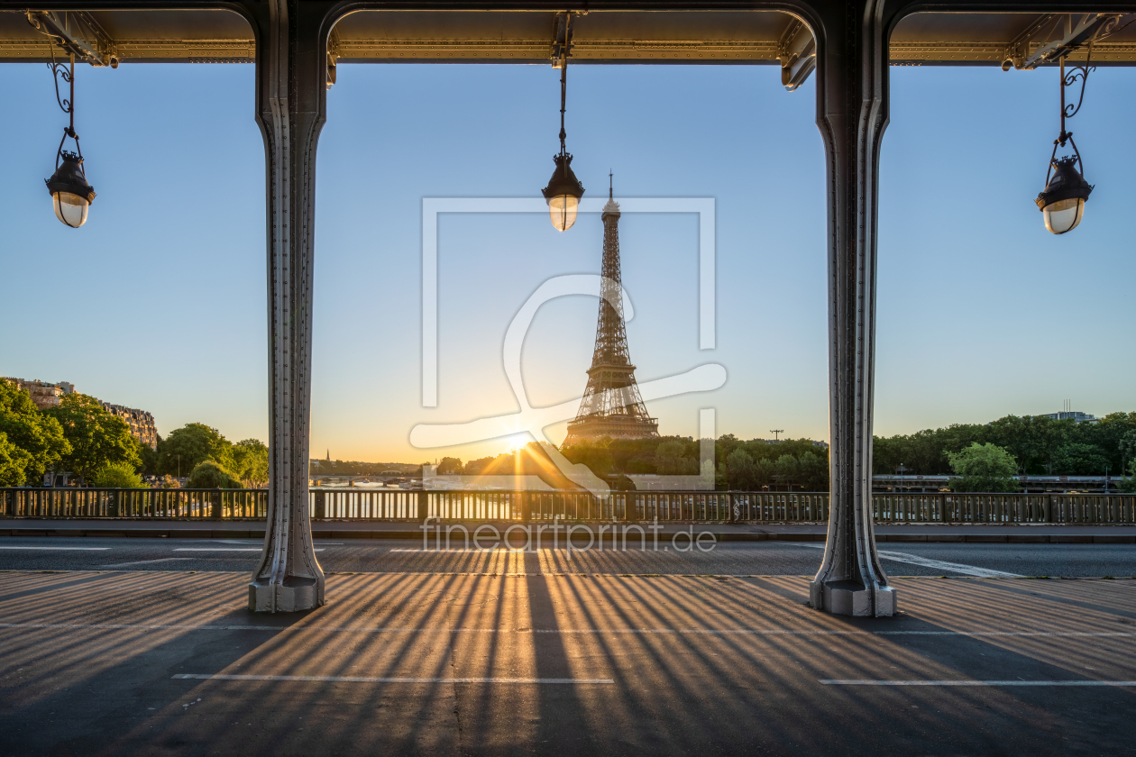 Bild-Nr.: 12614298 Pont de Bir Hakeim bei Sonnenaufgang erstellt von eyetronic