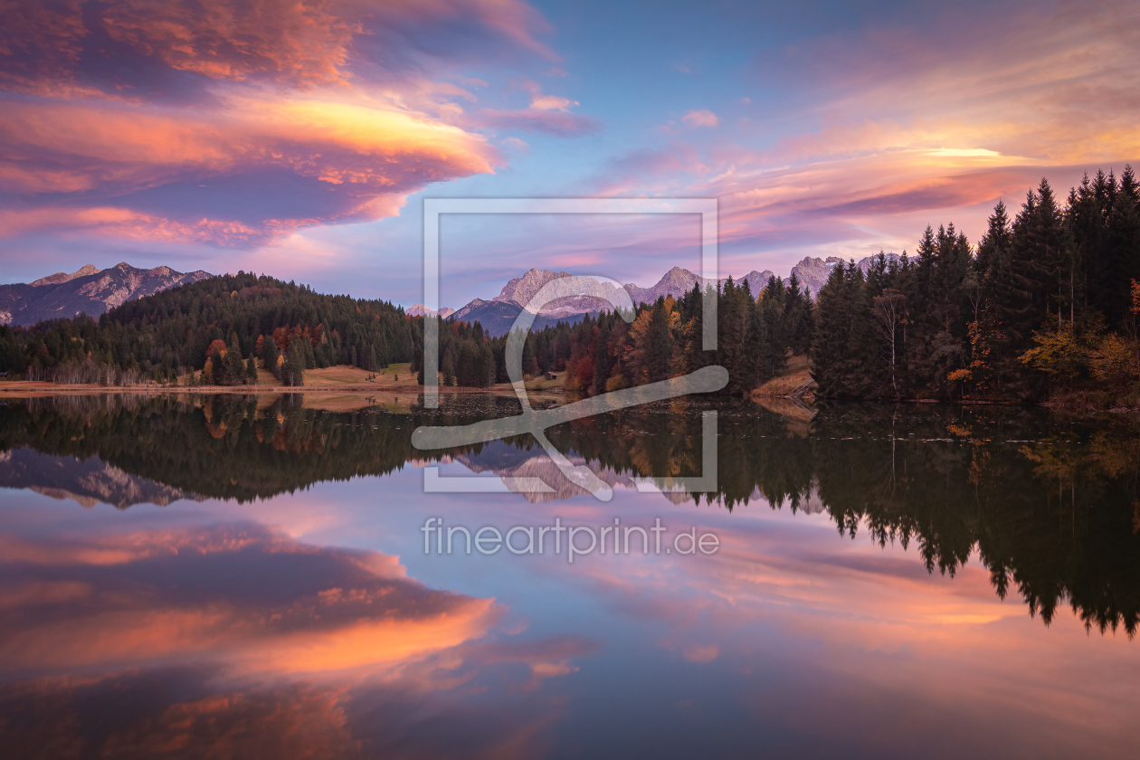 Bild-Nr.: 12617278 Sonnenuntergang am Geroldsee erstellt von Martin Wasilewski