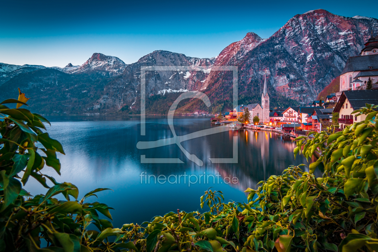 Bild-Nr.: 12617298 Blaue Stunde in Hallstatt erstellt von Martin Wasilewski