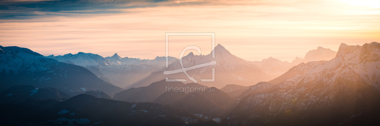 Bild-Nr.: 12617304 Watzmann in winterlichem Licht erstellt von Martin Martin Wasilewski