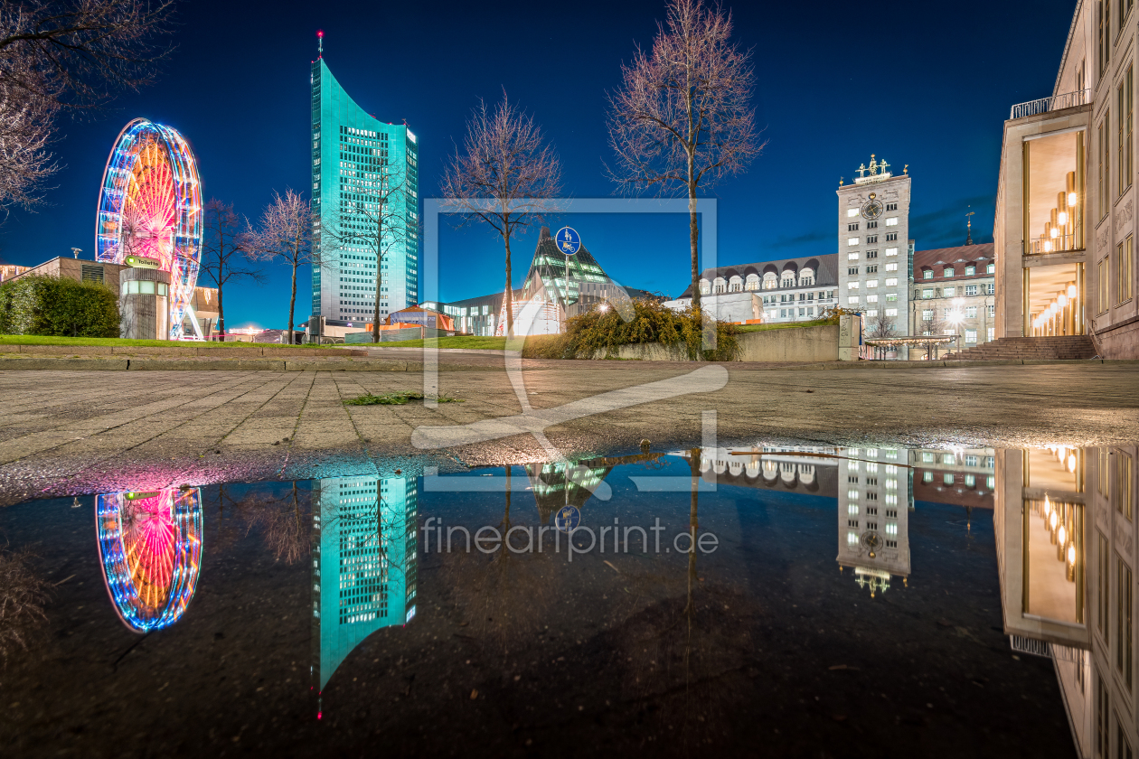Bild-Nr.: 12623502 Augustusplatz in Leipzig am Abend erstellt von Martin Martin Wasilewski