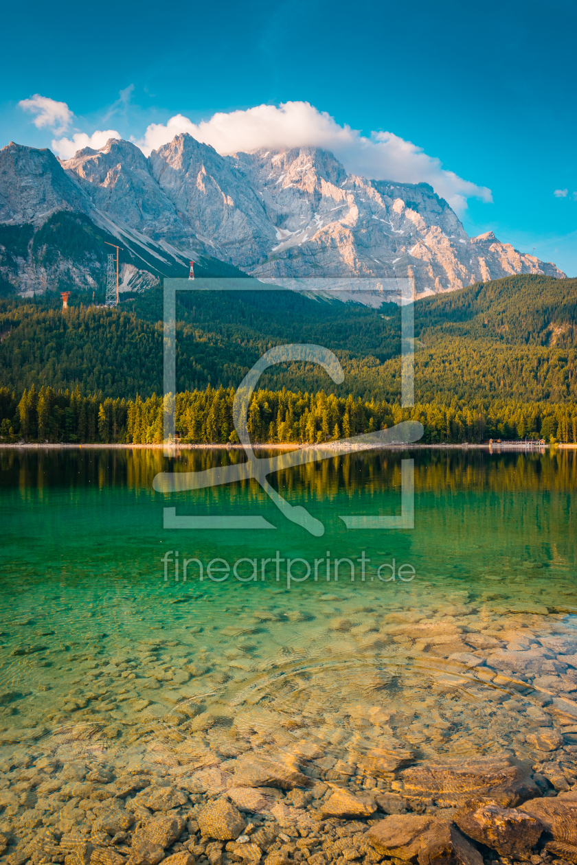 Bild-Nr.: 12629708 Eibsee und Zugspitze im Sommer erstellt von Martin Martin Wasilewski