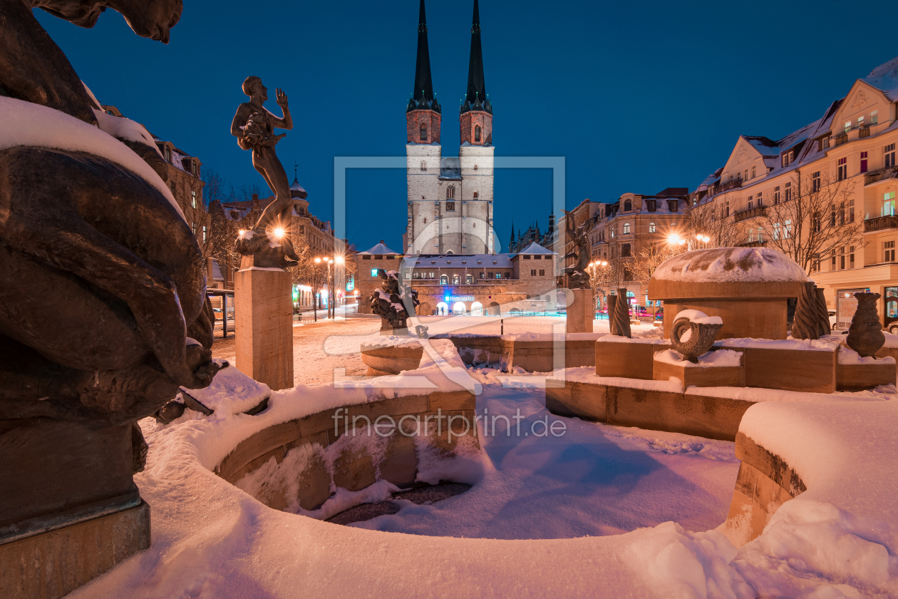 Bild-Nr.: 12630562 Winter in Halle-Saale erstellt von Martin Martin Wasilewski