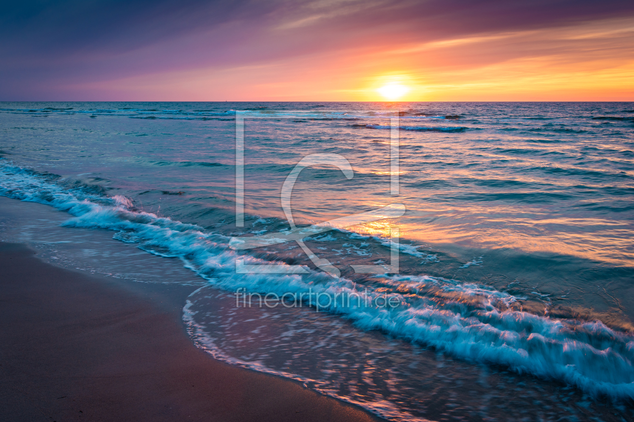 Bild-Nr.: 12631577 Sonnenuntergang am Ostsee Strand erstellt von Martin Martin Wasilewski