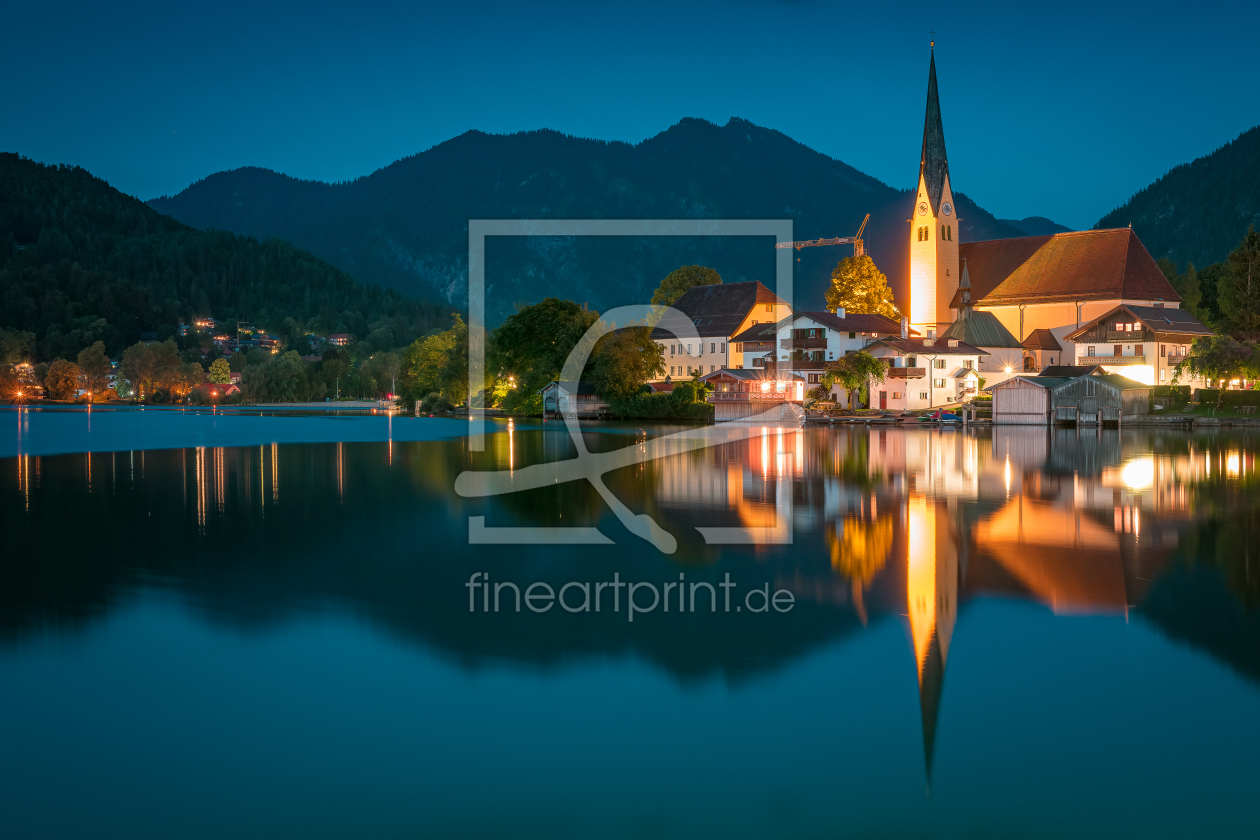 Bild-Nr.: 12632893 Abend am Tegernsee erstellt von Martin Martin Wasilewski