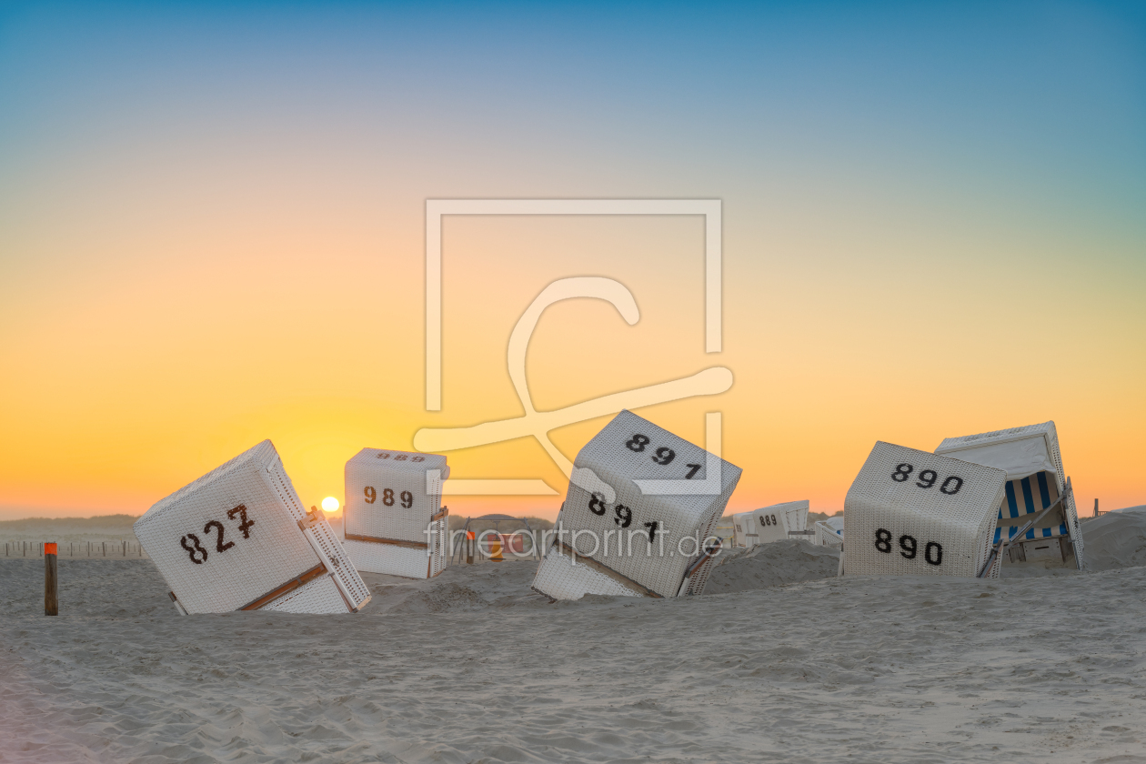 Bild-Nr.: 12633116 Strandkorb-Chaos in Sankt Peter-Ording erstellt von Michael Valjak