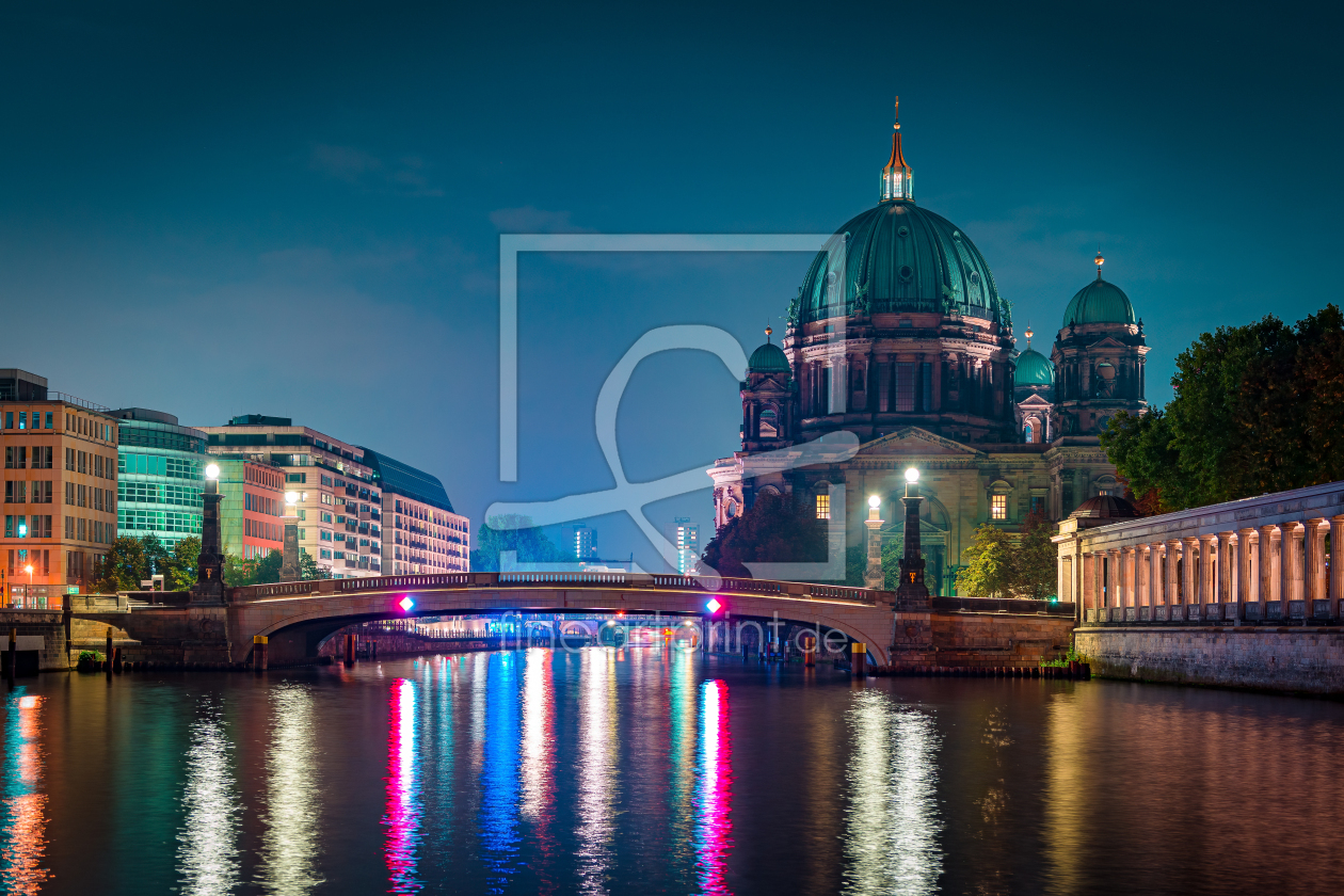 Bild-Nr.: 12633774 Berliner Dom bei Nacht erstellt von Martin Martin Wasilewski