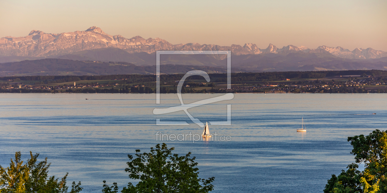 Bild-Nr.: 12636223 Segelboote vor Meersburg am Bodensee erstellt von dieterich