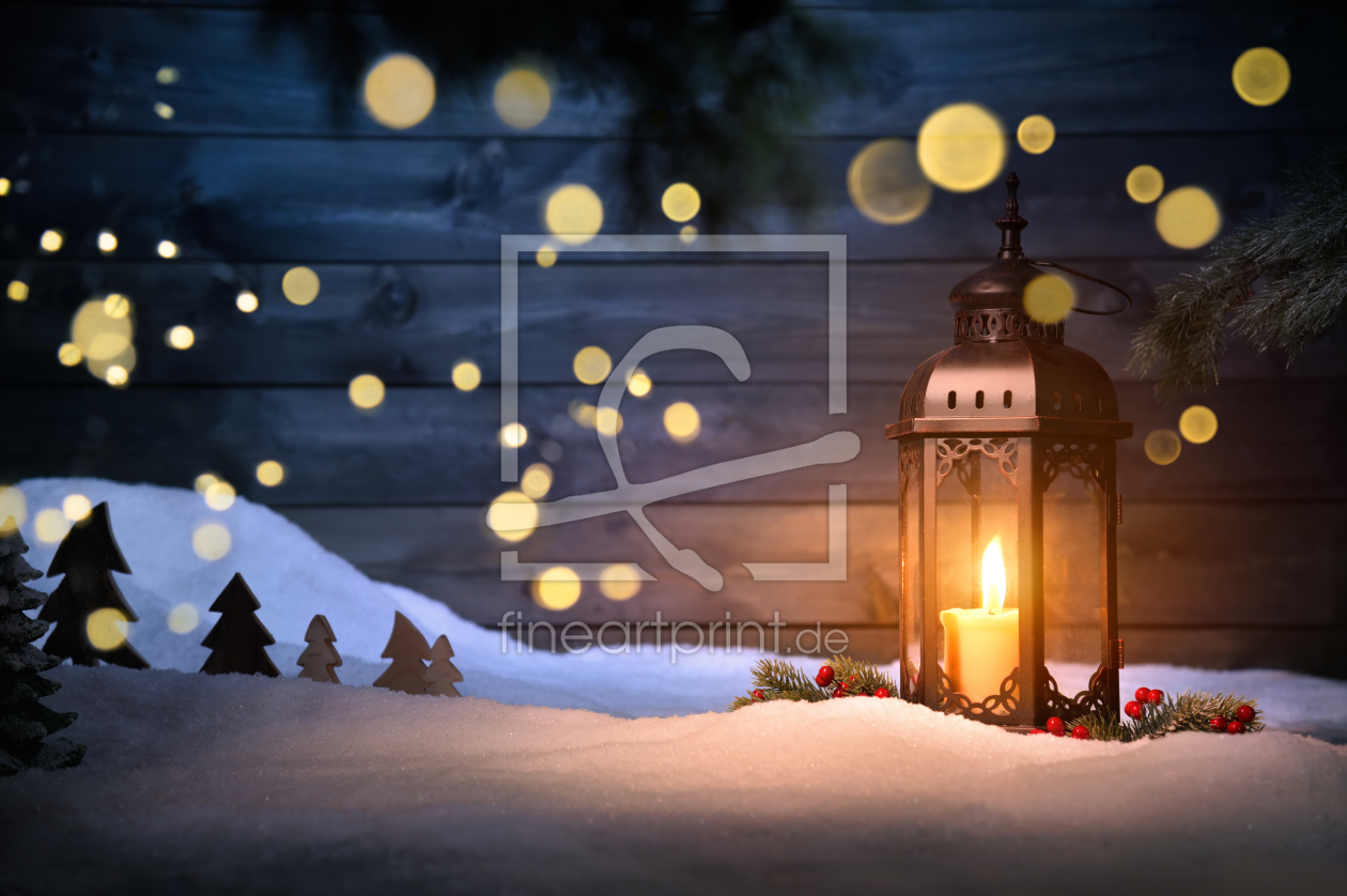 Bild-Nr.: 12637668 Weihnachtsarrangement bei Kerzenschein erstellt von Smileus