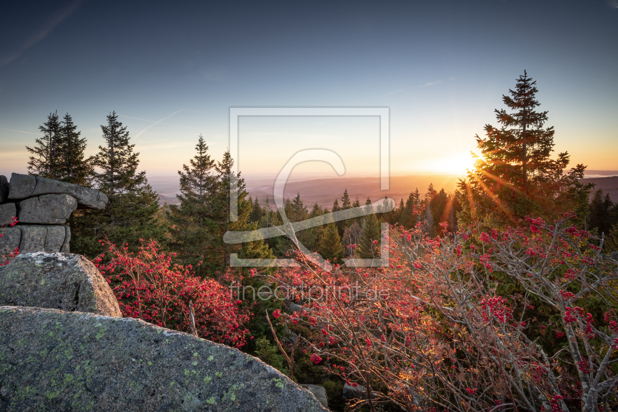 Bild-Nr.: 12637909 Sonnenaufgang von der Zeterklippe erstellt von Steffen Henze