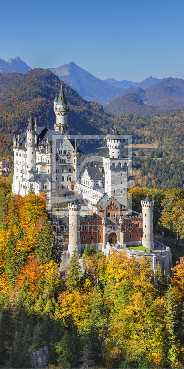 Bild-Nr.: 12638081 Schloss Neuschwanstein im Herbst erstellt von KundenNr-360966