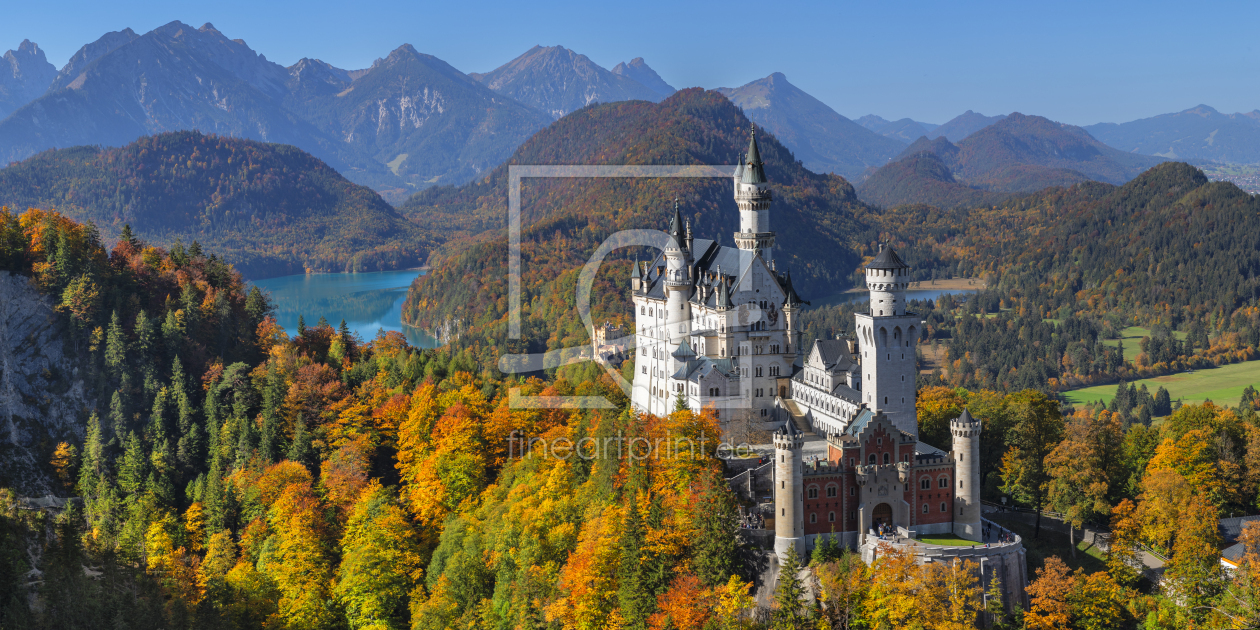 Bild-Nr.: 12638082 Schloss Neuschwanstein im Herbst erstellt von KundenNr-360966