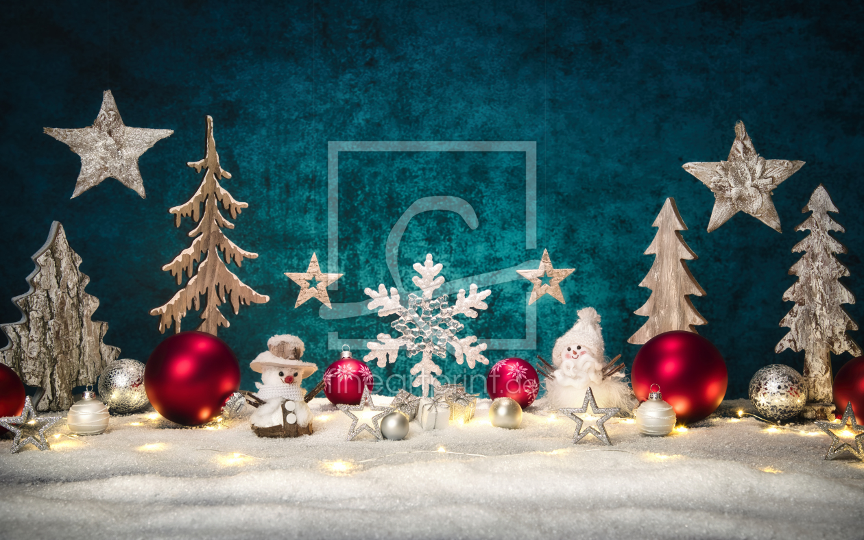 Bild-Nr.: 12638374 Weihnachtsschmuck mit Textfreiraum erstellt von Smileus