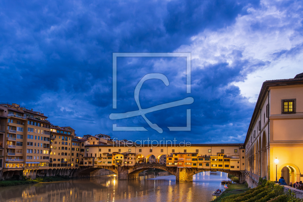 Bild-Nr.: 12639938 Blick auf die Brücke Ponte Vecchio in Florenz erstellt von Rico Ködder