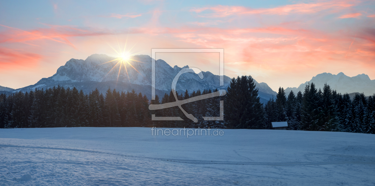 Bild-Nr.: 12640743 Winterlandschaft Wettersteingebirge erstellt von SusaZoom