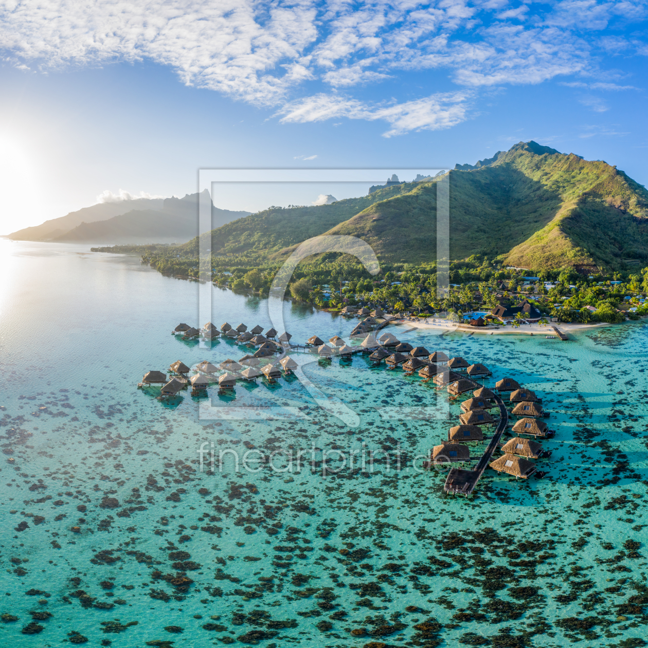 Bild-Nr.: 12643414 Luftaufnahme der Insel Moorea erstellt von eyetronic