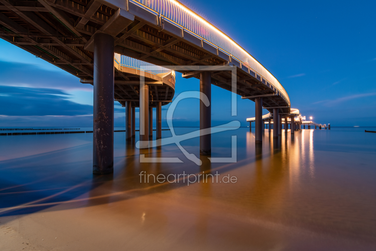 Bild-Nr.: 12645599 Seebrücke in Koserow am Abend erstellt von Martin Martin Wasilewski
