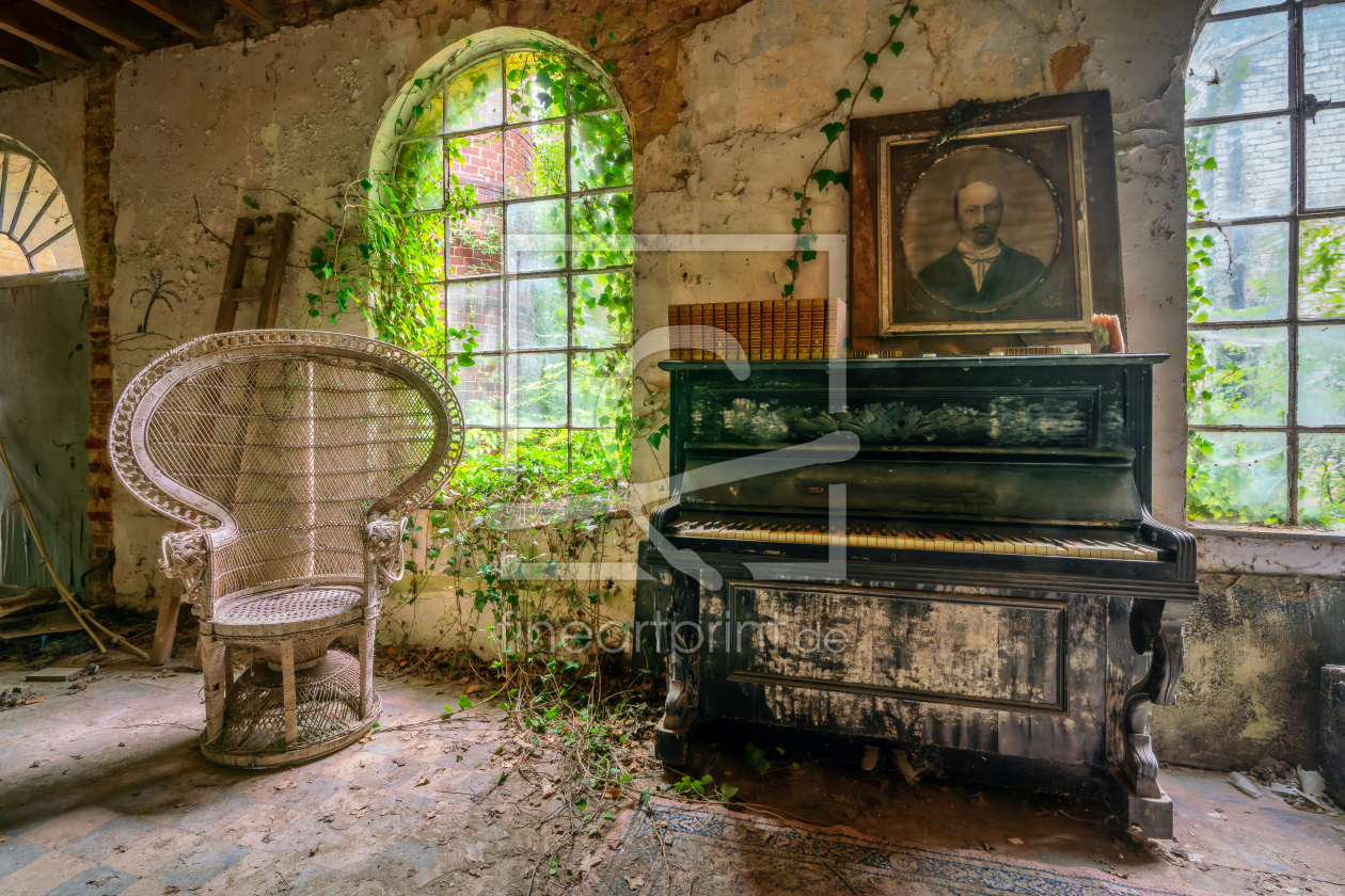 Bild-Nr.: 12647184 Das Musikzimmer in der aufgegebenen Töpferei erstellt von volker heide