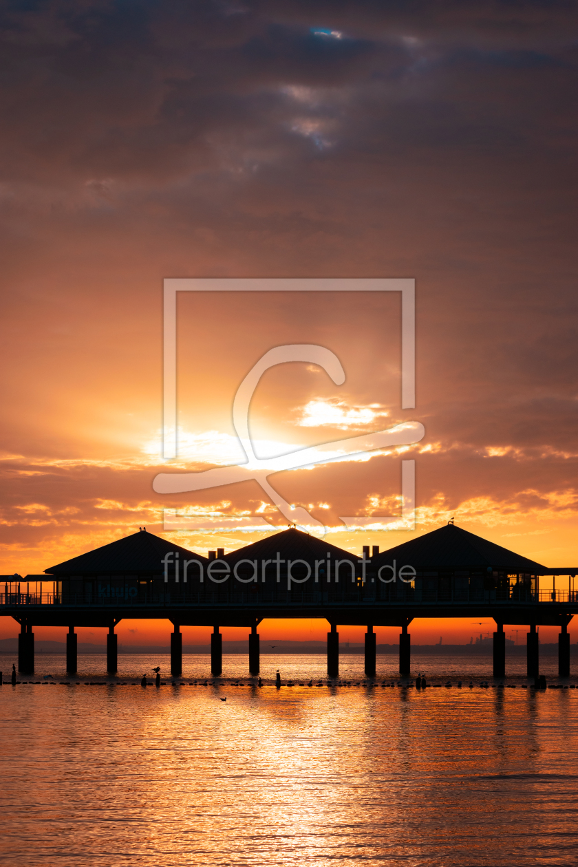 Bild-Nr.: 12656043 Seebrücke im Sonnenaufgang - Insel Usedom erstellt von Martin Martin Wasilewski