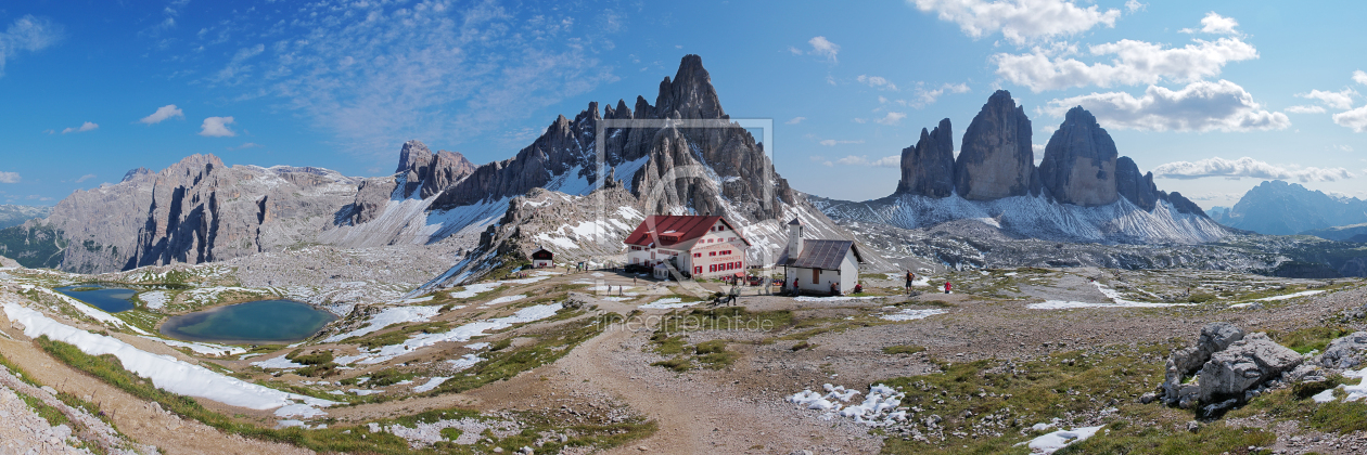 Bild-Nr.: 12672781 Panorama - Drei Zinnen Hütte - Dolomiten erstellt von move