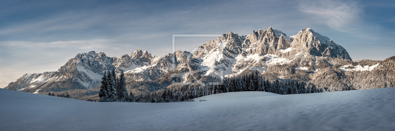 Bild-Nr.: 12678130 Wilder Kaiser Winter Panorama  erstellt von MarcoMartycz
