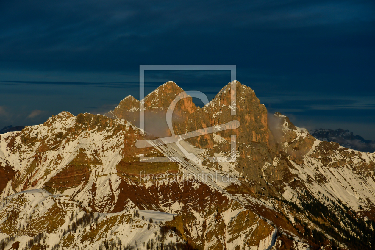 Bild-Nr.: 12687530 Dolomiten vor Sonnenuntergang erstellt von Bettina Schnittert