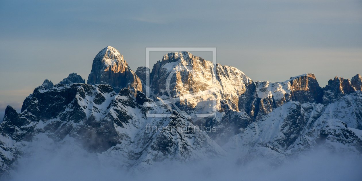 Bild-Nr.: 12687533 Dolomitenpanorama im Abendlicht erstellt von Bettina Schnittert