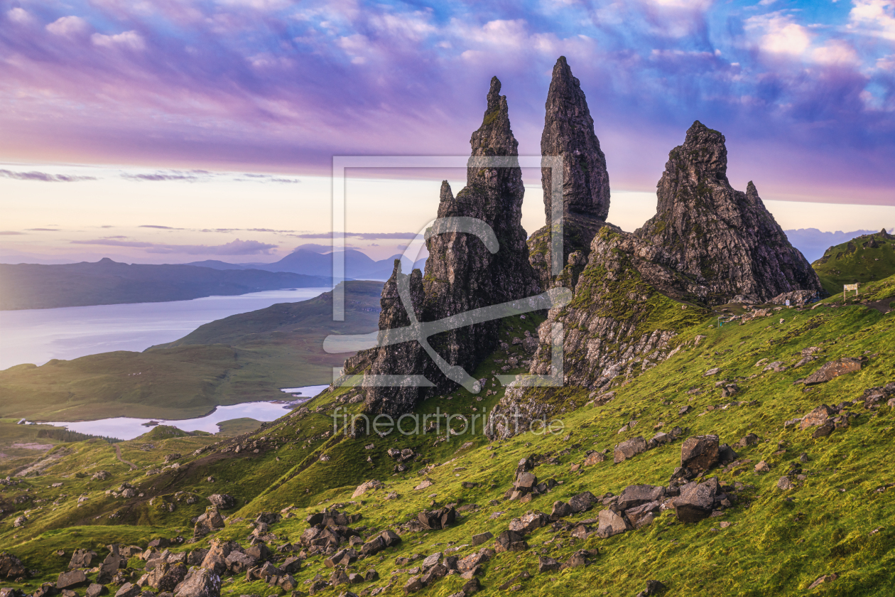 Bild-Nr.: 12693807 Old Man of Storr auf der Isle of Skye am Morgen erstellt von Jean Claude Castor