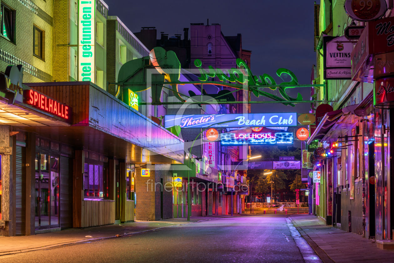 Bild-Nr.: 12701515 Reeperbahn Hamburg erstellt von eyetronic