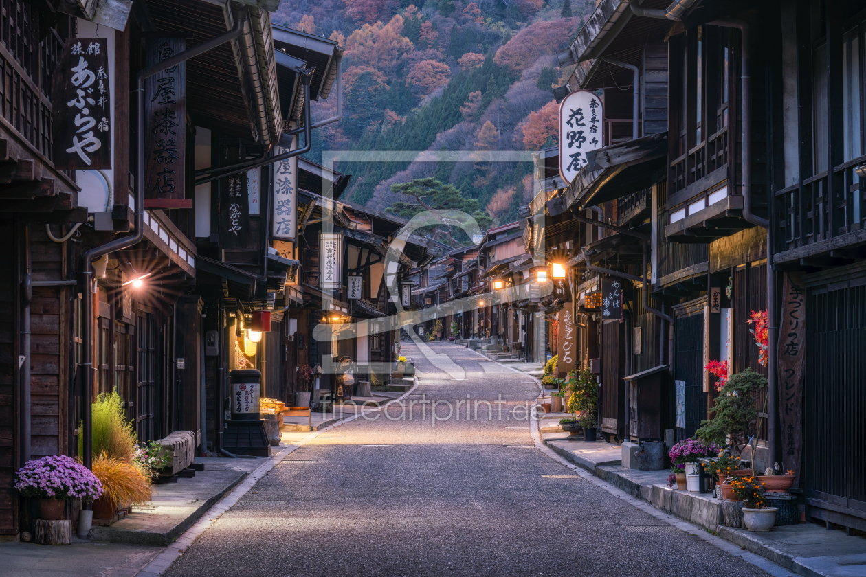 Bild-Nr.: 12702027 Das Dorf Narai-juku in Japan erstellt von eyetronic