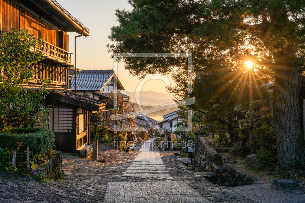 Bild-Nr.: 12702087 Das Dorf Magome entlang der Nakasendo erstellt von eyetronic