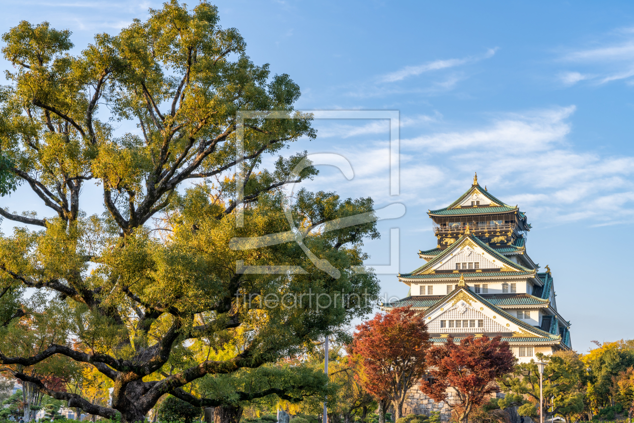 Bild-Nr.: 12702290 Burg Osaka in Japan erstellt von eyetronic