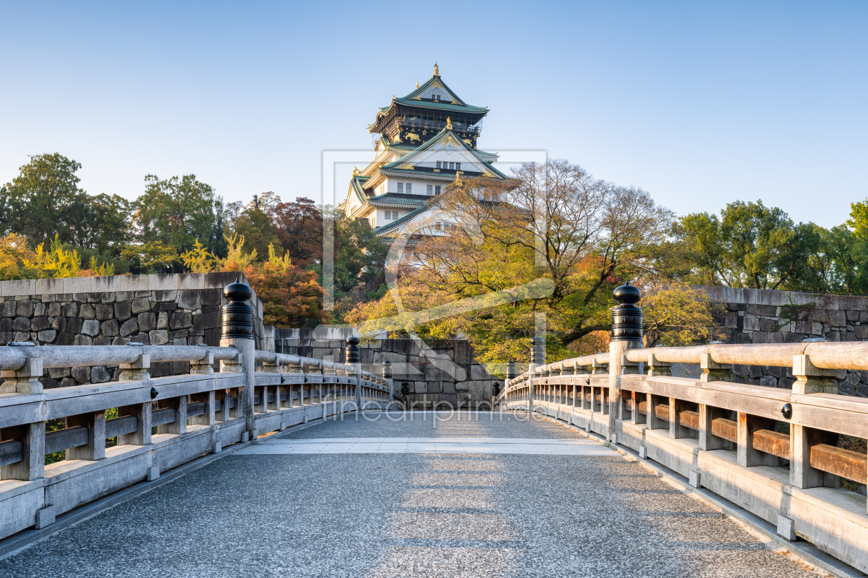 Bild-Nr.: 12702559 Burg Osaka im Herbst erstellt von eyetronic