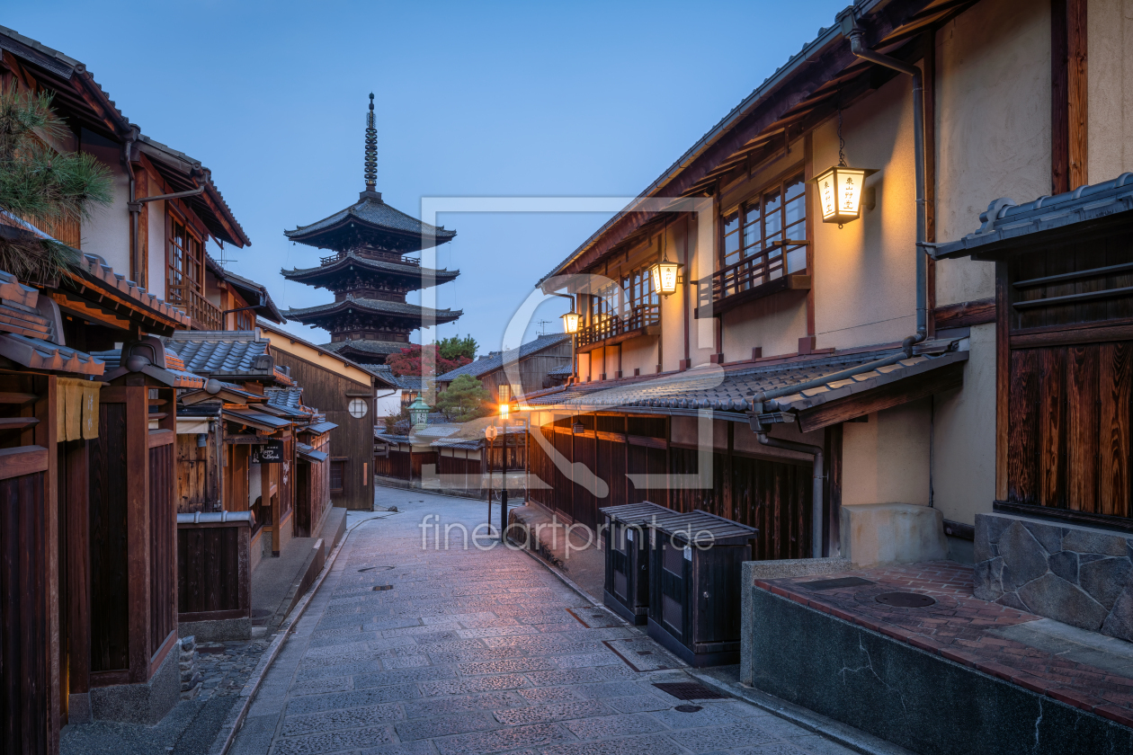 Bild-Nr.: 12703240 Kyoto am Abend erstellt von eyetronic