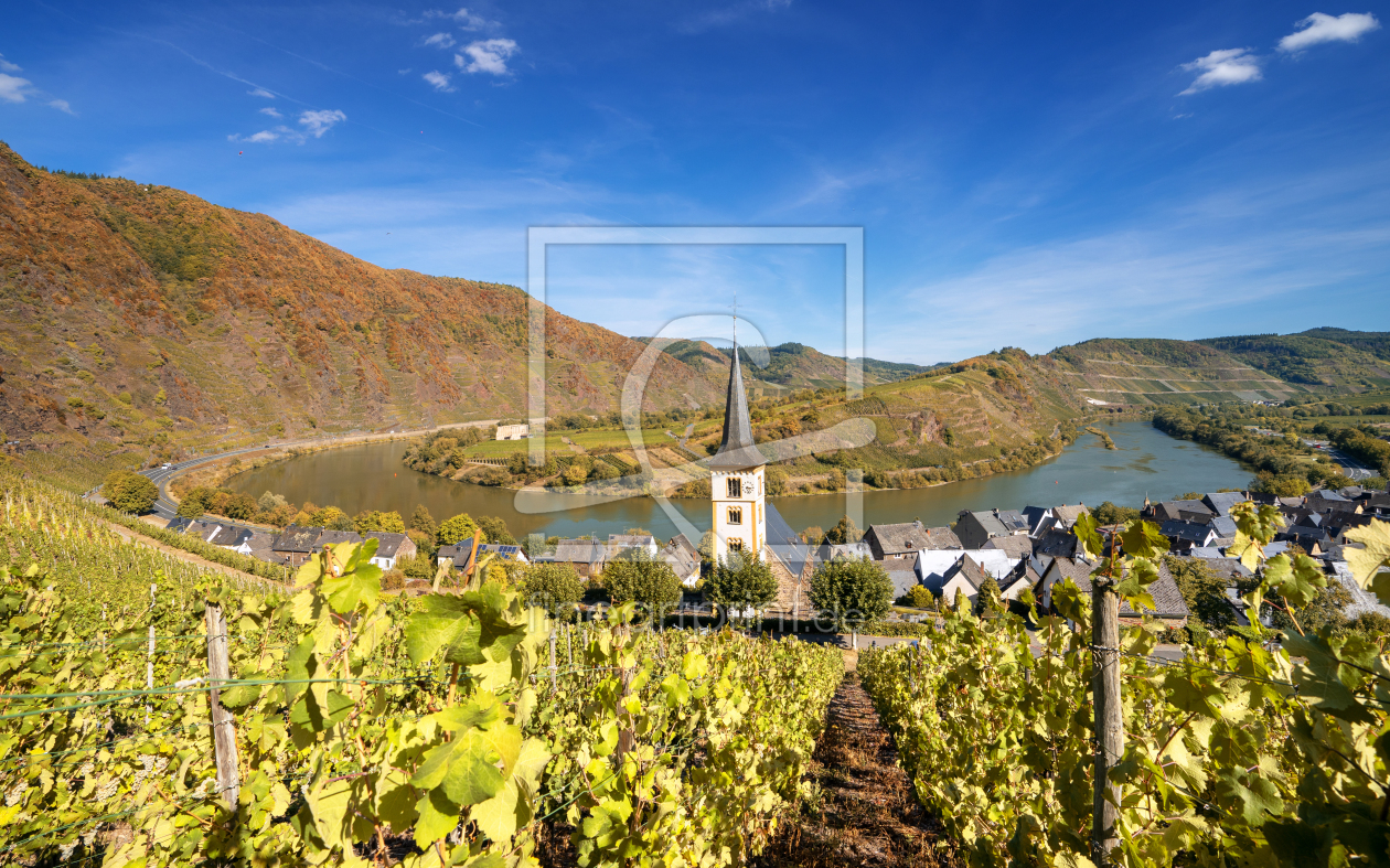 Bild-Nr.: 12703312 Mosel - Moselschleife bei Bremm erstellt von alfotokunst
