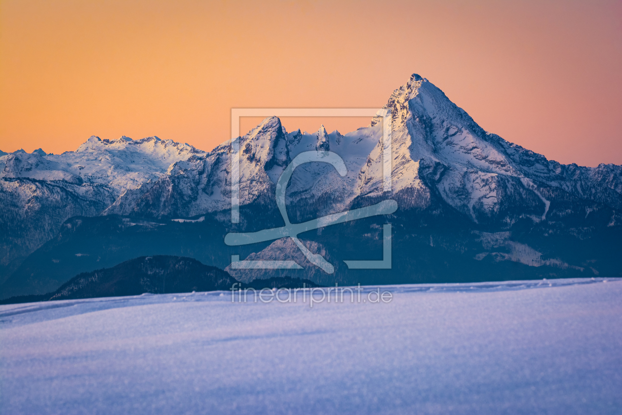 Bild-Nr.: 12703557 Watzmann im Winter erstellt von Martin Martin Wasilewski
