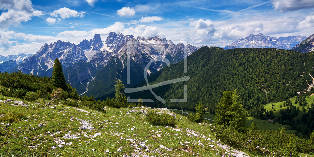 Bild-Nr.: 12705354 Dolomiten - Panorama Cristallogruppe und Tofana erstellt von Reiner Würz