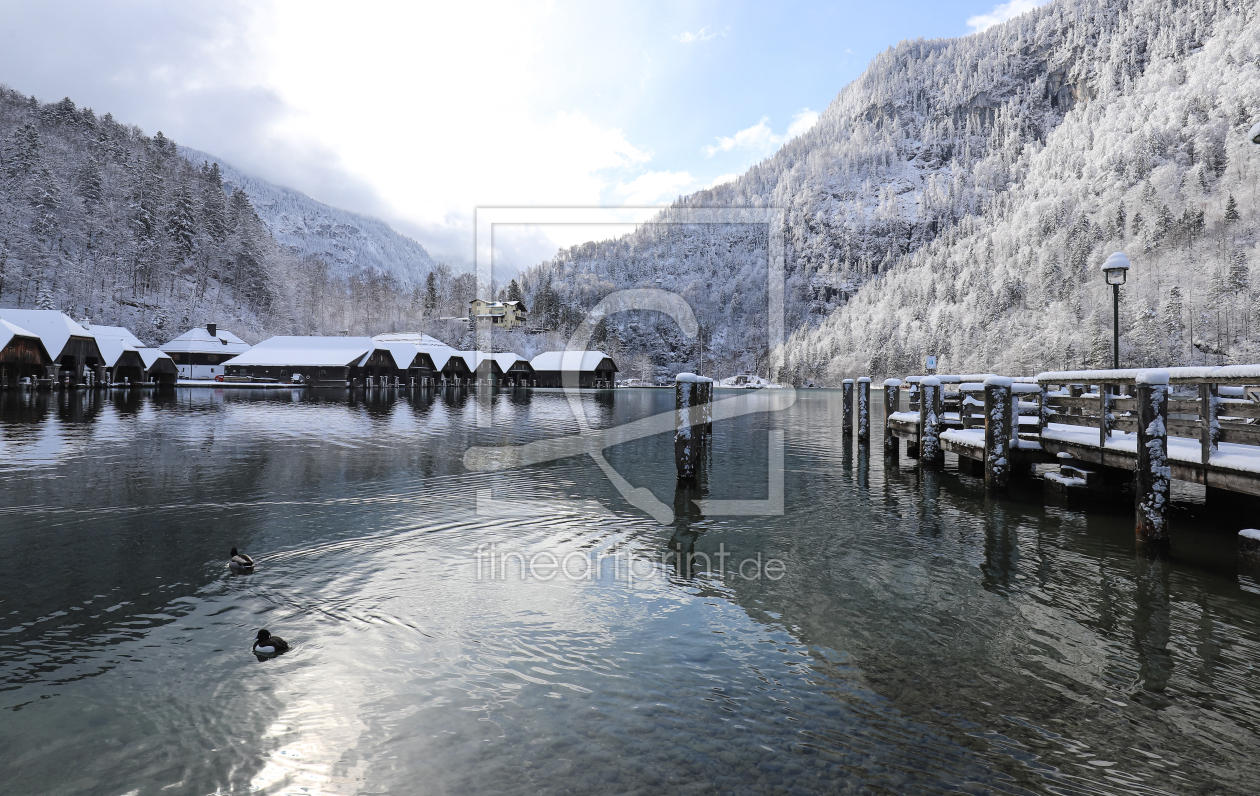 Bild-Nr.: 12706554 Winter am Königsee erstellt von Amazone54