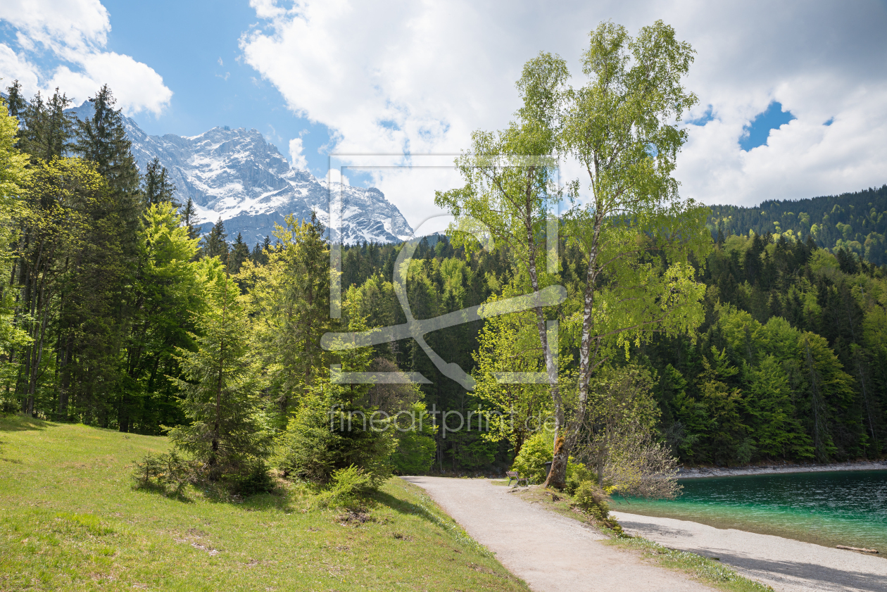 Bild-Nr.: 12709631 Uferweg am Eibsee erstellt von SusaZoom