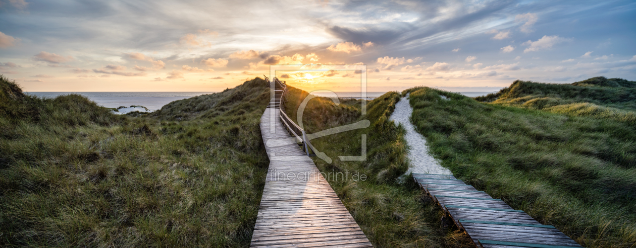 Bild-Nr.: 12715664 Sonnenuntergang über den Dünen erstellt von eyetronic