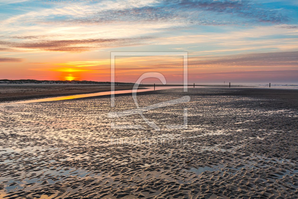 Bild-Nr.: 12715839 Sonnenuntergang an der Nordsee erstellt von Ursula Reins