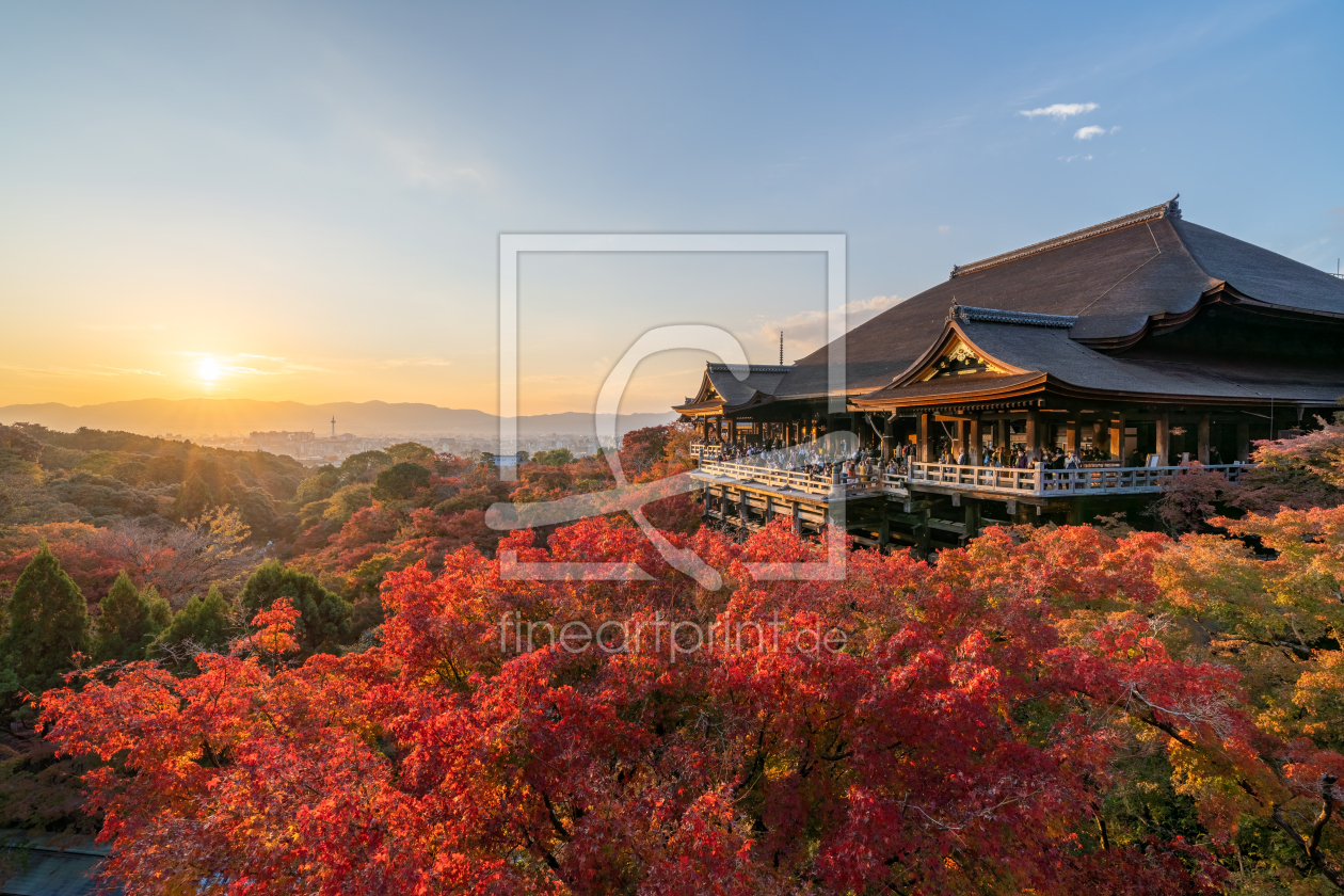 Bild-Nr.: 12715874 Sonnenuntergang am Kiyomizu-dera in Kyoto erstellt von eyetronic