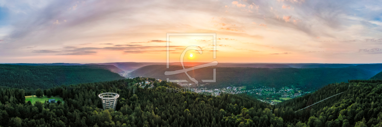 Bild-Nr.: 12722582 Panorama Luftbild Bad Wildbad im Schwarzwald erstellt von dieterich