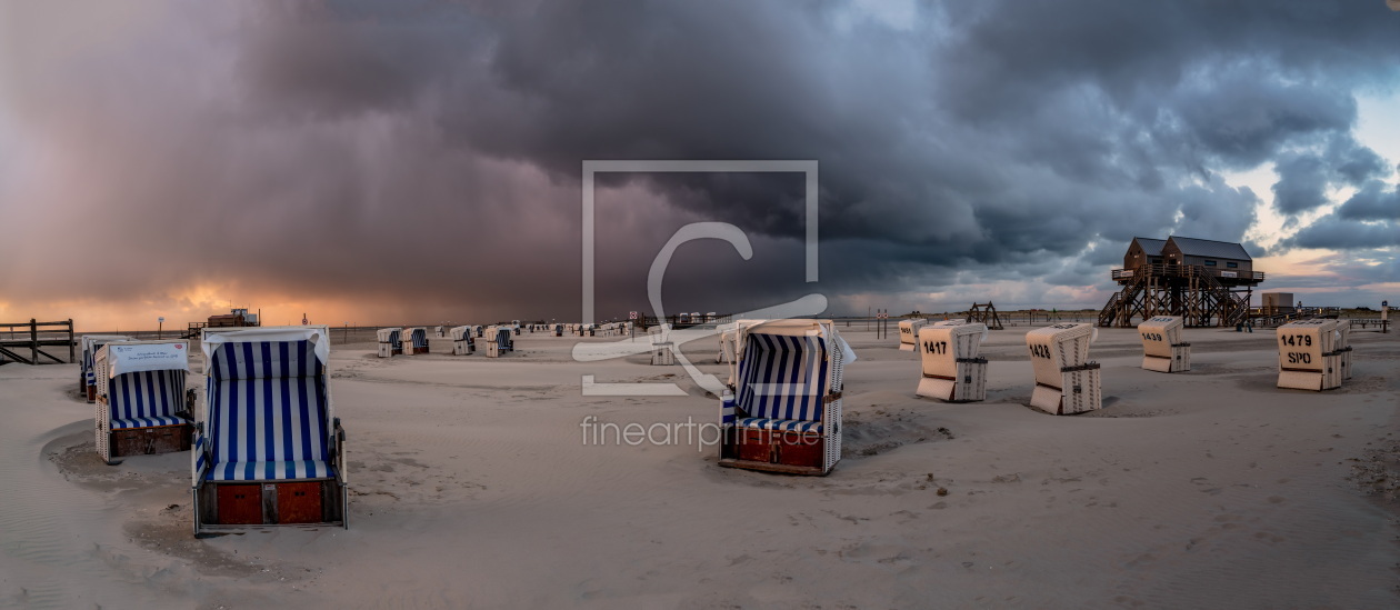 Bild-Nr.: 12722891 Stürmisches Sankt Peter Ording erstellt von Achim Thomae