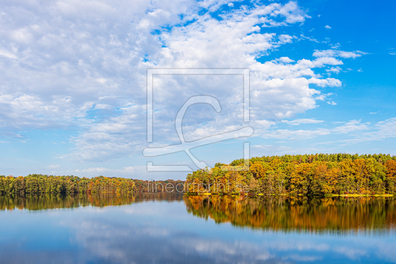 Bild-Nr.: 12723490 Blick über den See Schmaler Luzin im Herbst erstellt von Rico Ködder