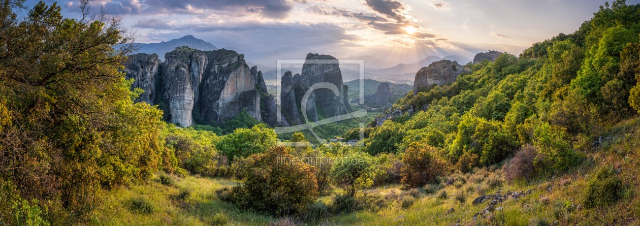 Bild-Nr.: 12725017 Sonnenuntergang in Meteora Griechenland erstellt von eyetronic
