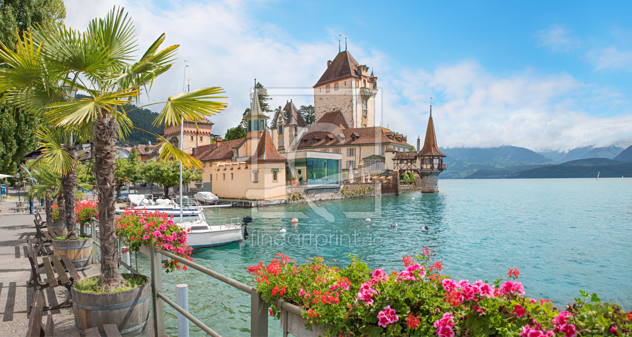 Bild-Nr.: 12725763 Schloss Oberhofen am Thunersee erstellt von SusaZoom