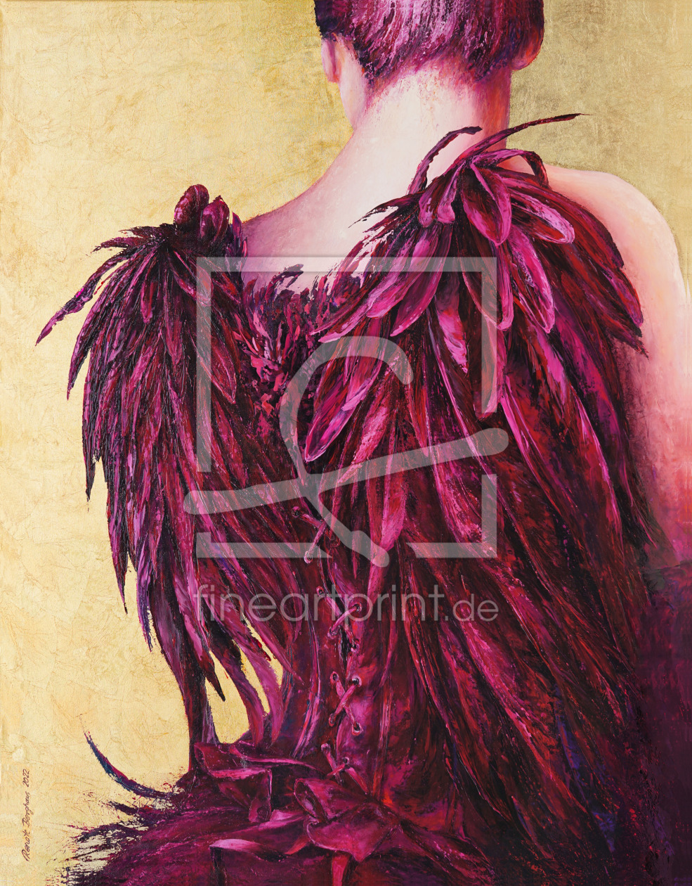 Bild-Nr.: 12726458 Purple Angel Gold erstellt von Renate Berghaus