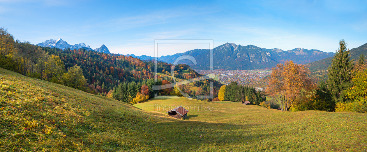 Bild-Nr.: 12726465 Herbstlandschaft oberhalb Garmisch erstellt von SusaZoom