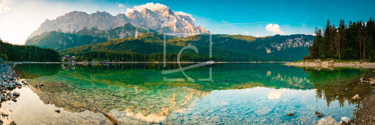 Bild-Nr.: 12728214 Eibsee mit Zugspitze erstellt von Martin Martin Wasilewski